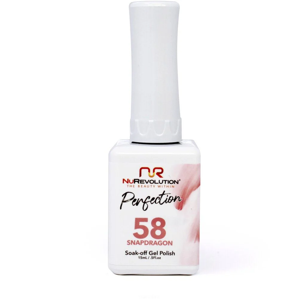 NR Perfection Gel Polish - #PFG058 Saffron by NuRevolution / 15 mL. Gel Polish