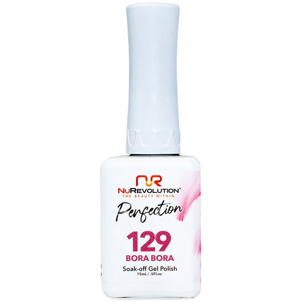 NR Perfection Gel Polish - #PFG129 Bora Bora by NuRevolution / 15 mL. Gel Polish