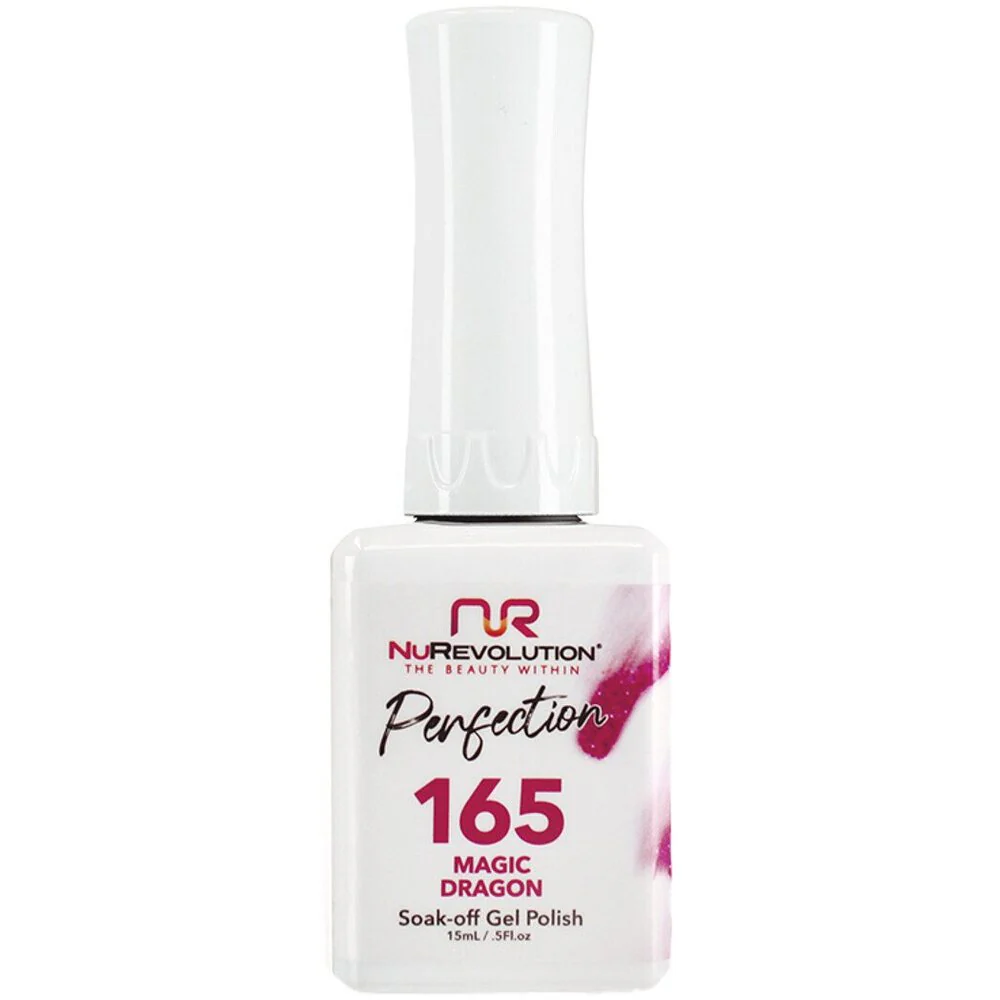 NR Perfection Gel Polish - #PFG165 Magic Dragon by NuRevolution / 15 mL. Gel Polish