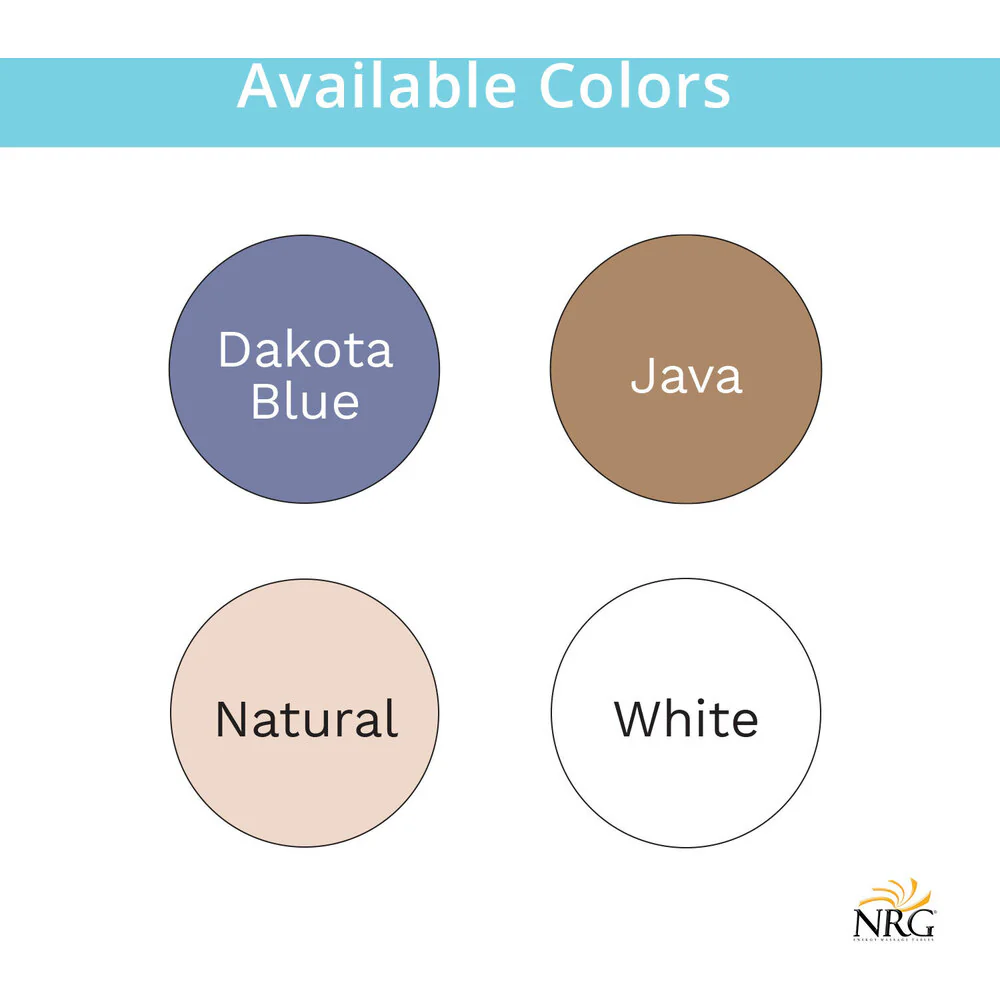 NRG® Cotton Poly Massage Sheet Set - Java / 1 Fitted Massage Sheet (77" x 36" x 7") + 1 Flat Massage Sheet (100" x 63") + 1 Crescent Massage Cover (13" x 13" x 5") by NRG - Image 3