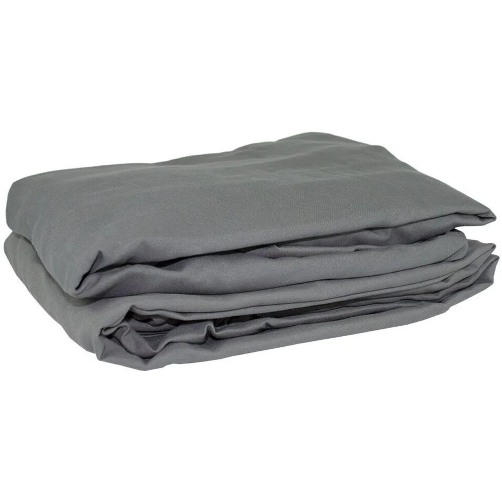 NRG® Premium Microfiber Massage Table Sheet Set - 1 Fitted Massage Sheet + 1 Flat Massage Sheet + 1 Crescent Cover / 120 GSM - Stone by NRG