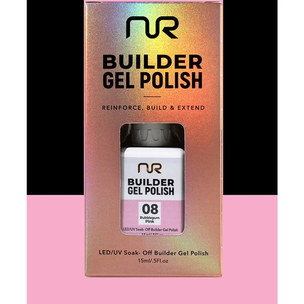 NuRevolution Builder Gel 0.5 oz.- #08 Bubblegum Pink