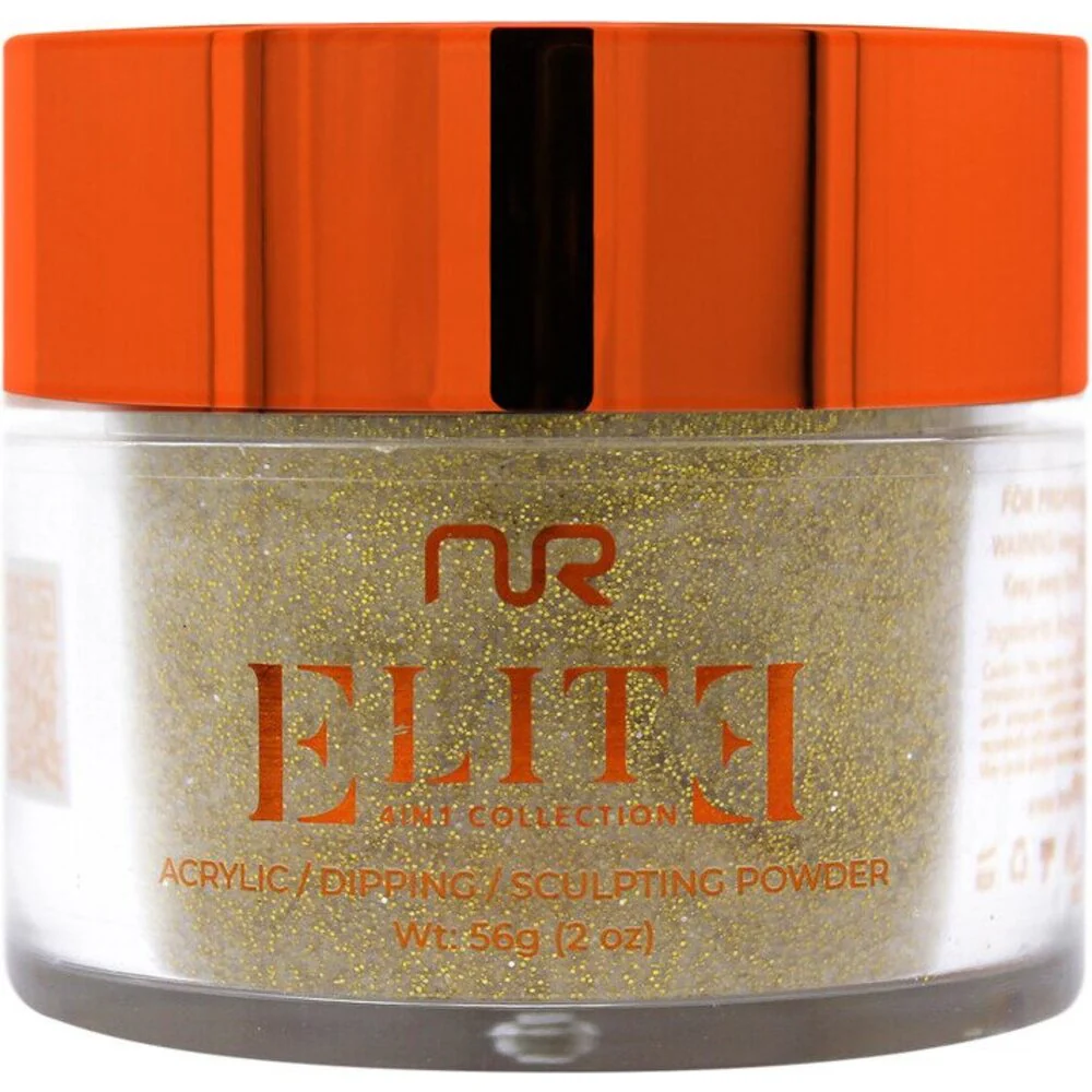 NuRevolution Elite Dip - Acrylic - Dipping - Sculpting Powder 2 oz. - #EMD118 Gold Glamour