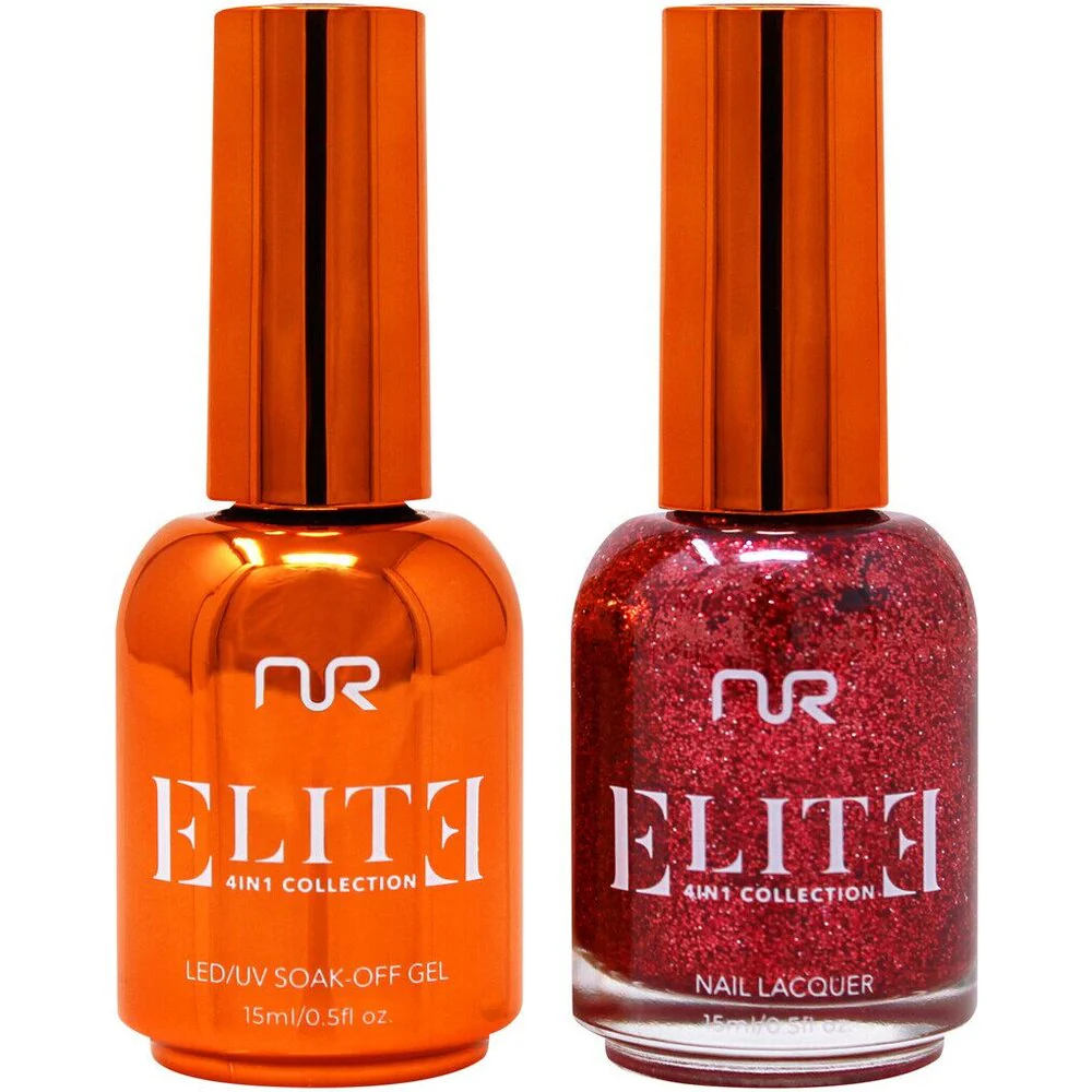 NuRevolution Elite Duo - LED/UV Soak Off Gel Polish 0.5 oz. + Nail Lacquer 0.5 oz. - #EGP108 Cheer Captain