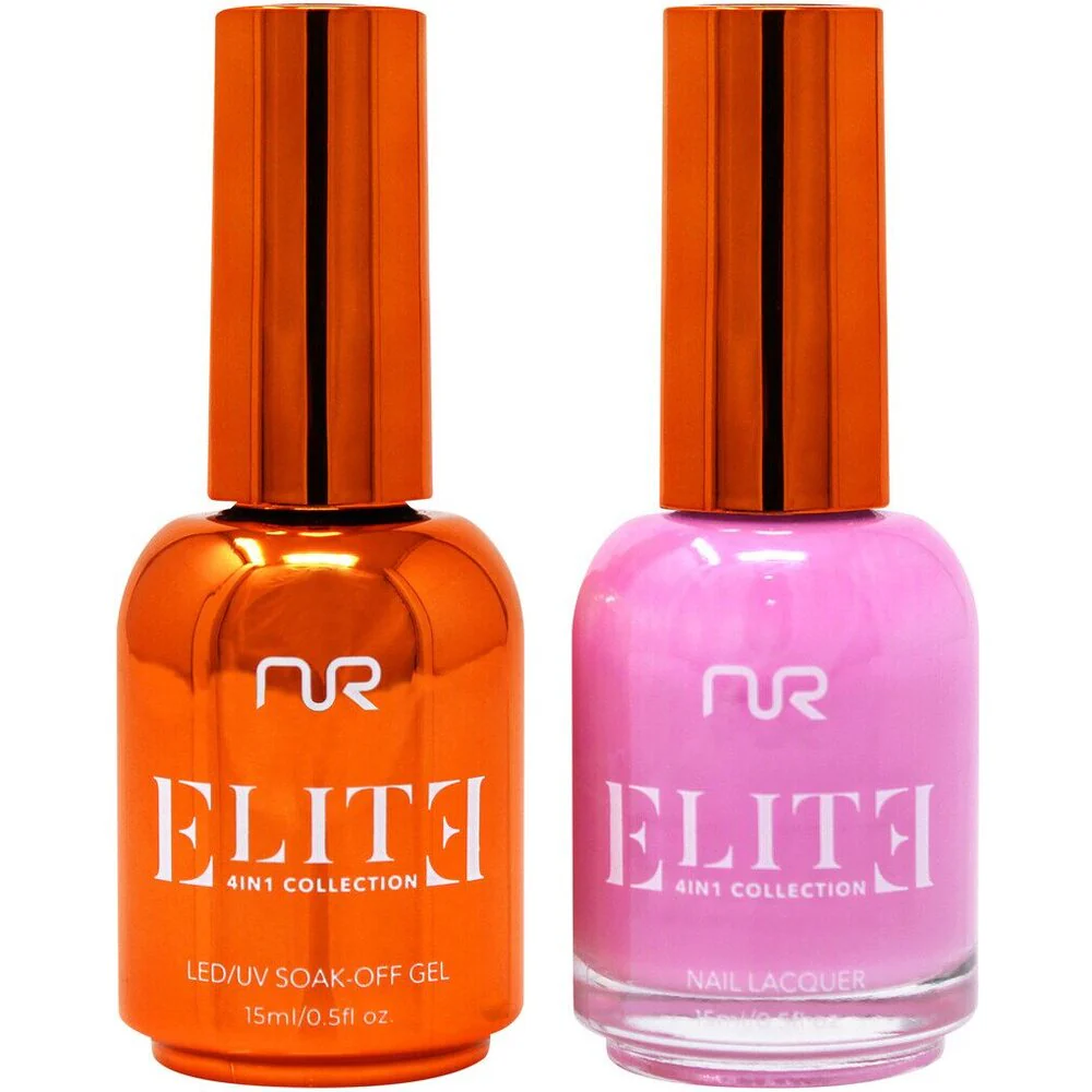 NuRevolution Elite Duo - LED/UV Soak Off Gel Polish 0.5 oz. + Nail Lacquer 0.5 oz. - #EGP65 Mauve Marvel