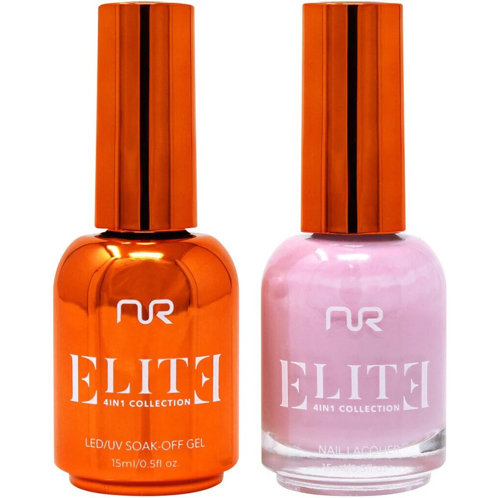 NuRevolution Elite Duo - LED/UV Soak Off Gel Polish 0.5 oz. + Nail Lacquer 0.5 oz. - #EGP92 Strawberry Sorbet