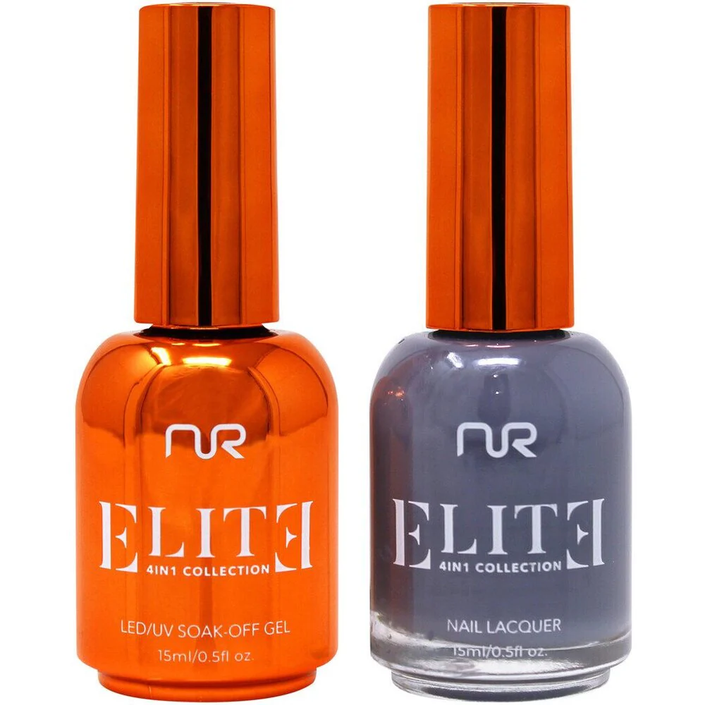 NuRevolution Elite Duo - LED/UV Soak Off Gel Polish 0.5 oz. + Nail Lacquer 0.5 oz. - #EGP97 Smoky Quartz