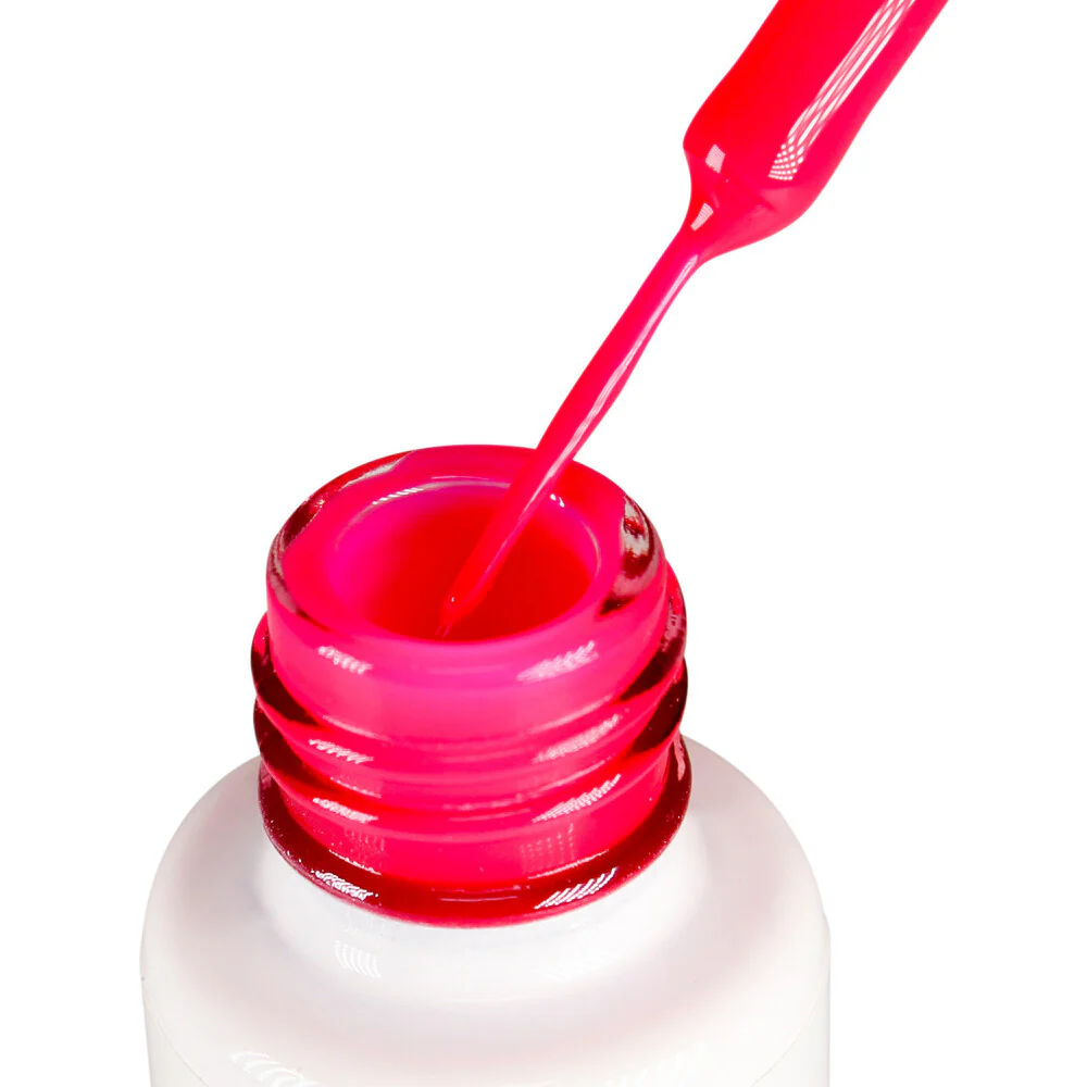 NuRevolution Gel Liner - Soak Off Gel Polish and Gel Liner Brush - Nail Art - Red Tide / 8 mL. - Image 2