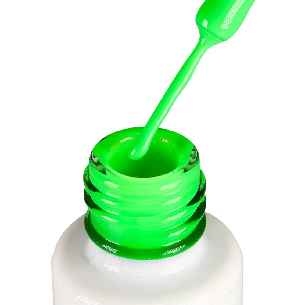 NuRevolution Gel Liner - Soak Off Gel Polish and Gel Liner Brush - Nail Art - The Hulk / 8 mL. - Image 2