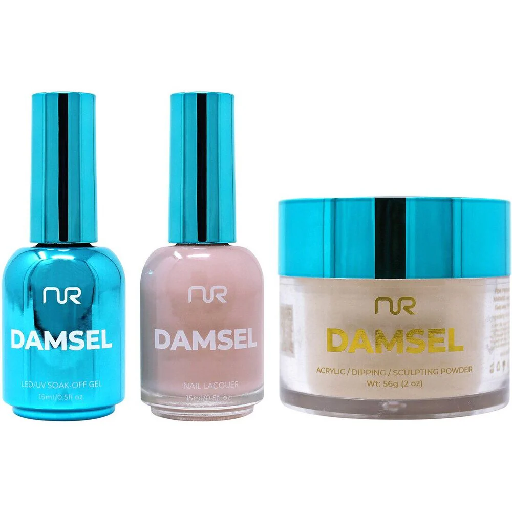 NuRevolution Lavish 4-in-1 - LED/UV Soak Off Gel Polish 0.5 oz. + Nail Lacquer 0.5 oz. + Acrylic - Dipping - Sculpting Powder 2 oz. - #LMS11 Delicious sorcery