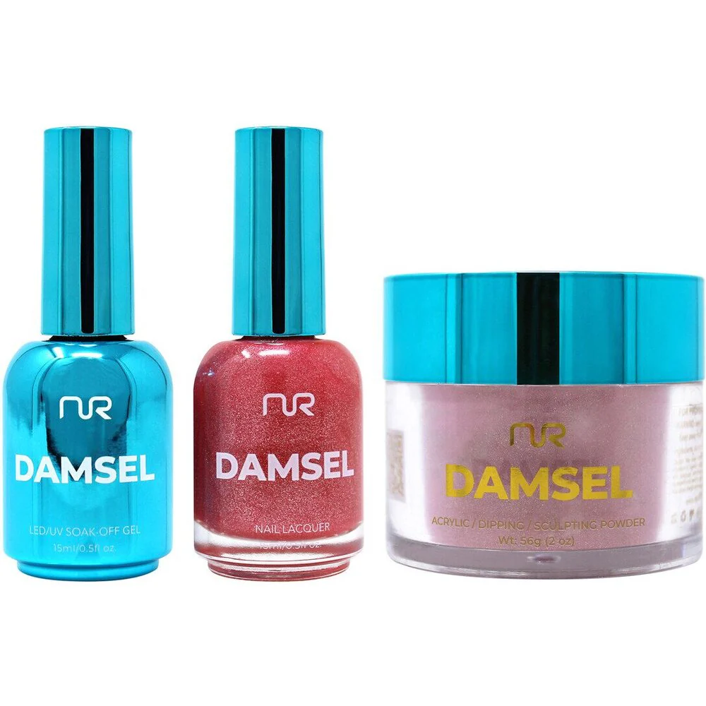 NuRevolution Lavish 4-in-1 - LED/UV Soak Off Gel Polish 0.5 oz. + Nail Lacquer 0.5 oz. + Acrylic - Dipping - Sculpting Powder 2 oz. - #LMS116 Sugar Unicorn
