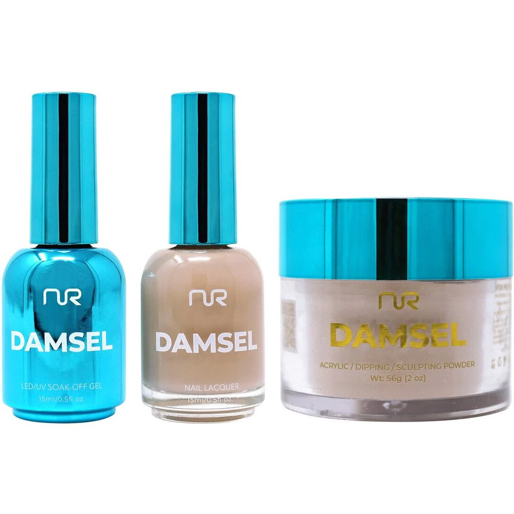 NuRevolution Lavish 4-in-1 - LED/UV Soak Off Gel Polish 0.5 oz. + Nail Lacquer 0.5 oz. + Acrylic - Dipping - Sculpting Powder 2 oz. - #LMS26 Golden Sands