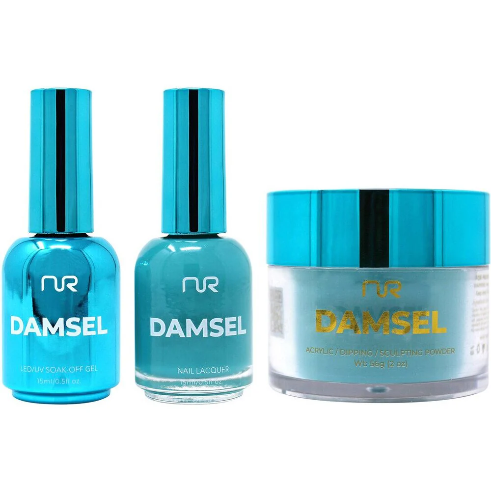 NuRevolution Lavish 4-in-1 - LED/UV Soak Off Gel Polish 0.5 oz. + Nail Lacquer 0.5 oz. + Acrylic - Dipping - Sculpting Powder 2 oz. - #LMS47 One Wish