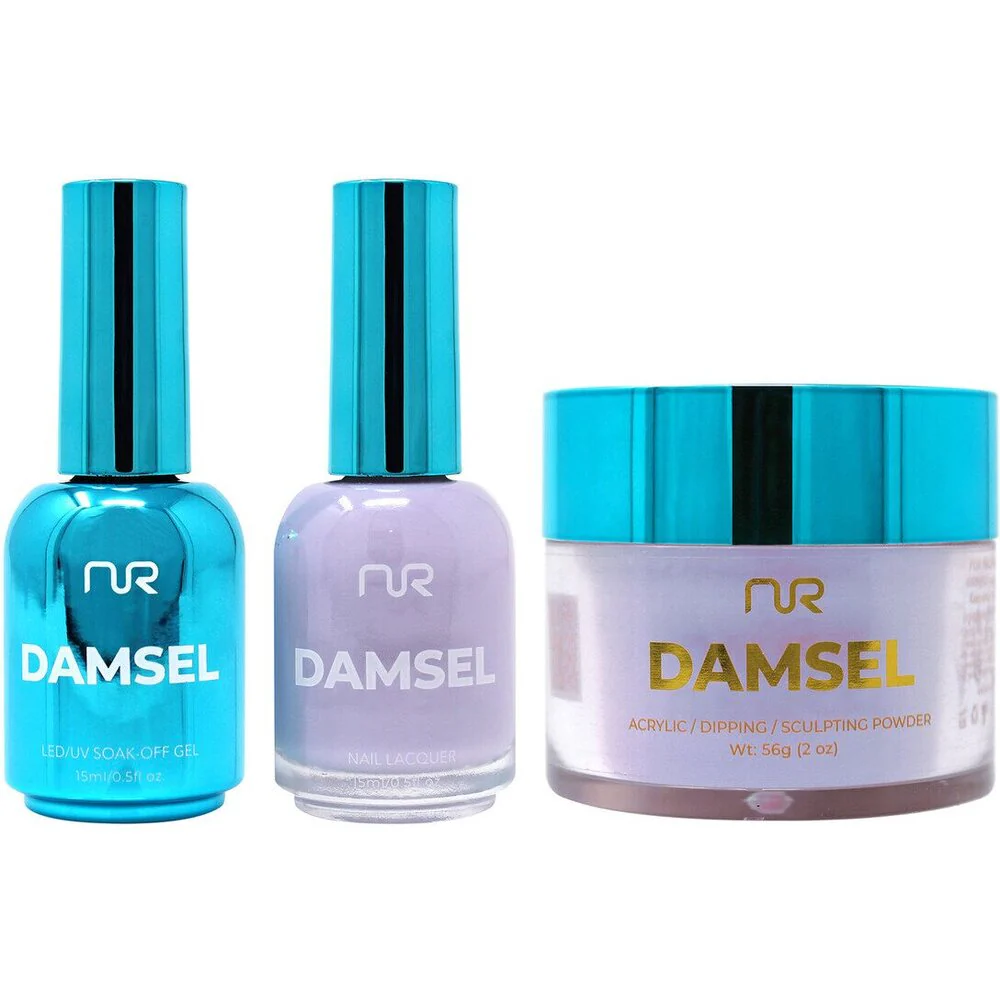NuRevolution Lavish 4-in-1 - LED/UV Soak Off Gel Polish 0.5 oz. + Nail Lacquer 0.5 oz. + Acrylic - Dipping - Sculpting Powder 2 oz. - #LMS79 Pearl Charm