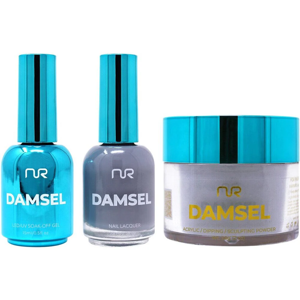 NuRevolution Lavish 4-in-1 - LED/UV Soak Off Gel Polish 0.5 oz. + Nail Lacquer 0.5 oz. + Acrylic - Dipping - Sculpting Powder 2 oz. - #LMS95 Angelic Ivory