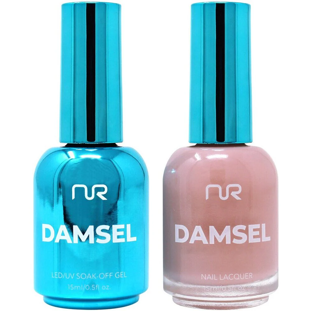 NuRevolution Lavish Duo - LED/UV Soak Off Gel Polish 0.5 oz. + Nail Lacquer 0.5 oz. - #LGP81 Light almond