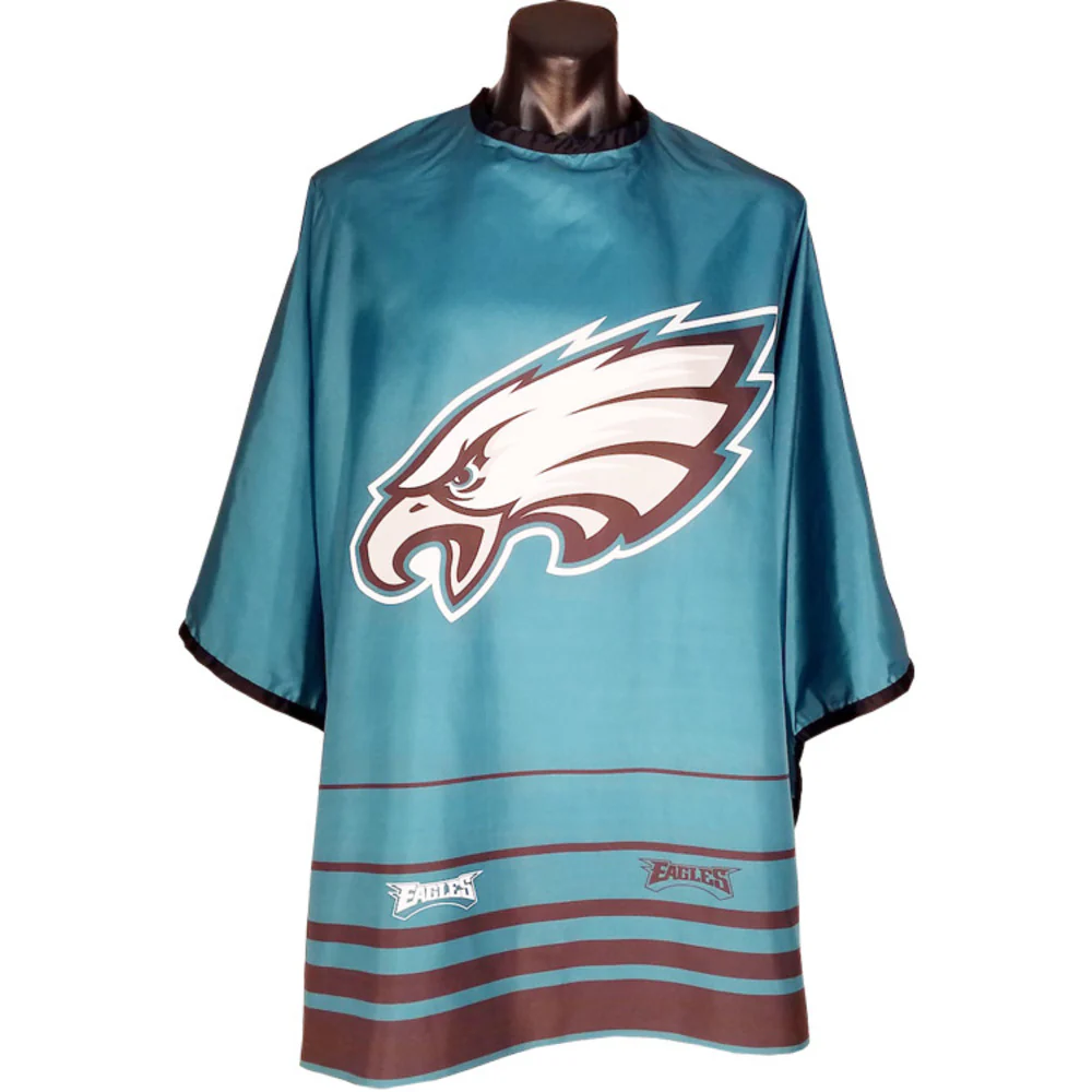 Officially Licensed NFL Salon Capes - 55"W x 60"L - Philadelphia Eagles