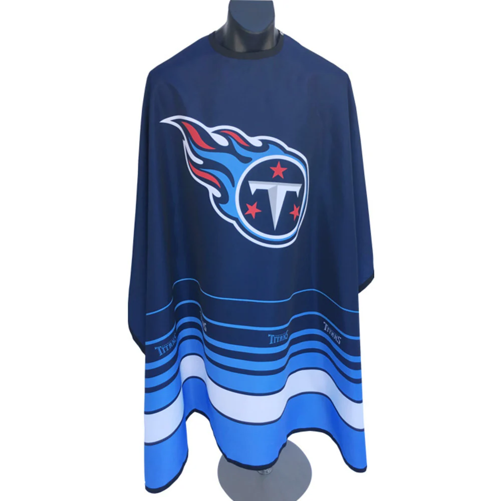 Officially Licensed NFL Salon Capes - 55"W x 60"L - Tennessee Titans