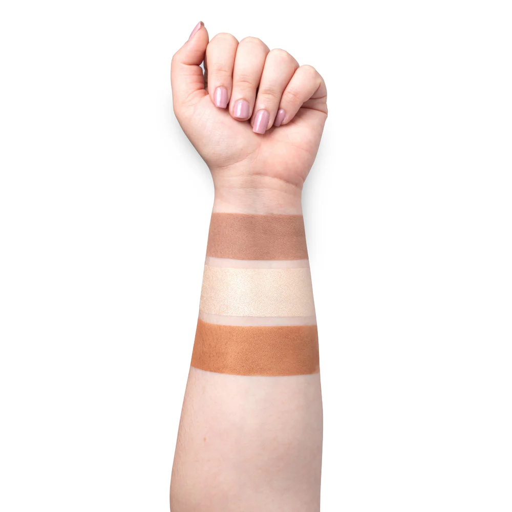 OFRA Face It Midi Palette - Light - Complexion Trio For Fair To Light Skin Tones To Define, Add Dimension, and Highlight The Face by OFRA Cosmetics - Image 2