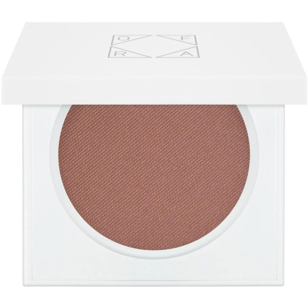 OFRA Pressed Powder Blush - Winter Rose Glow - Check Off Wintery Cheeks with This Warm Brown with a Hint of Glow / 3 Grams by OFRA Cosmetics