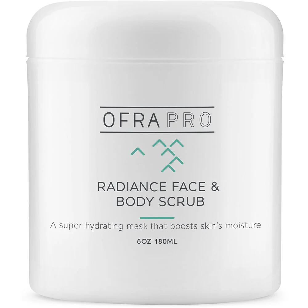 OFRA Radiance Face & Body Scrub - Exfoliate and Moisturize with This Multitasking Scrub / 6 oz. - 180 mL. by OFRA Cosmetics