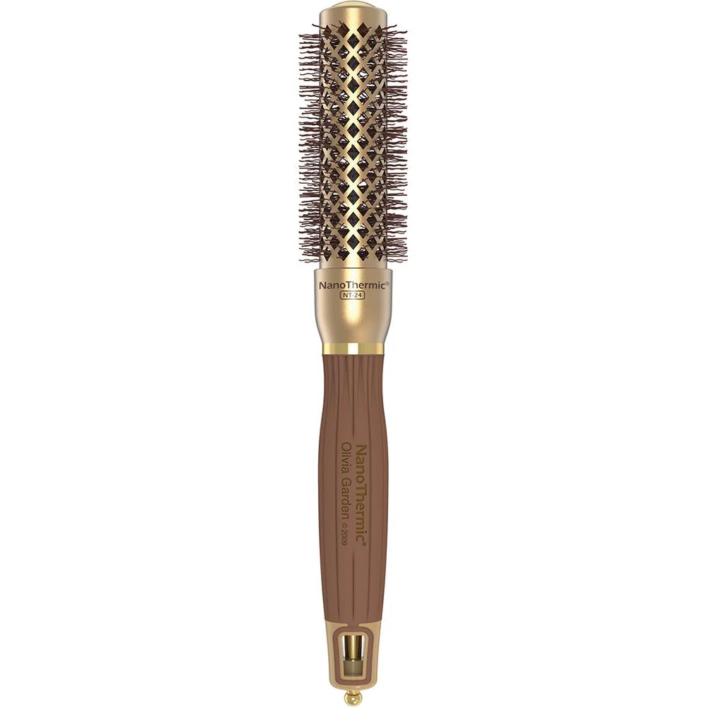 Olivia Garden NanoThermic Thermal Round Brush - 1/2" - Image 6