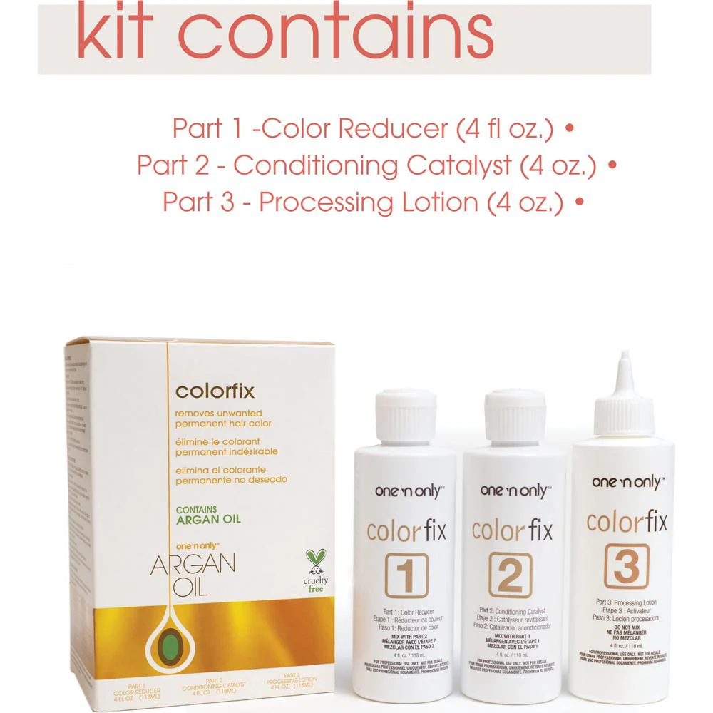 One 'N Only Argan Oil Colorfix / 6 to 16 Applications (Permanent Hair Color) - Image 3