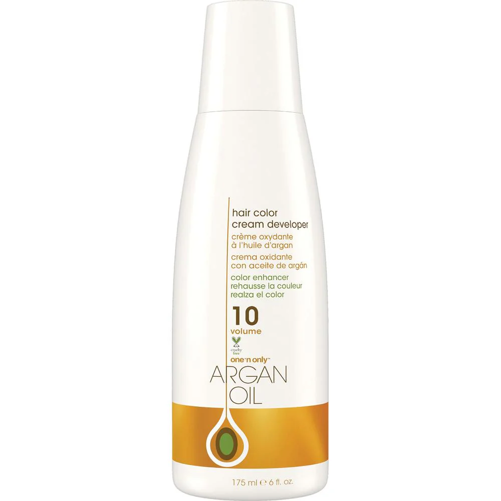 One 'N Only Argan Oil Hair Color Cream Developer - 10 Volume / 6 oz.