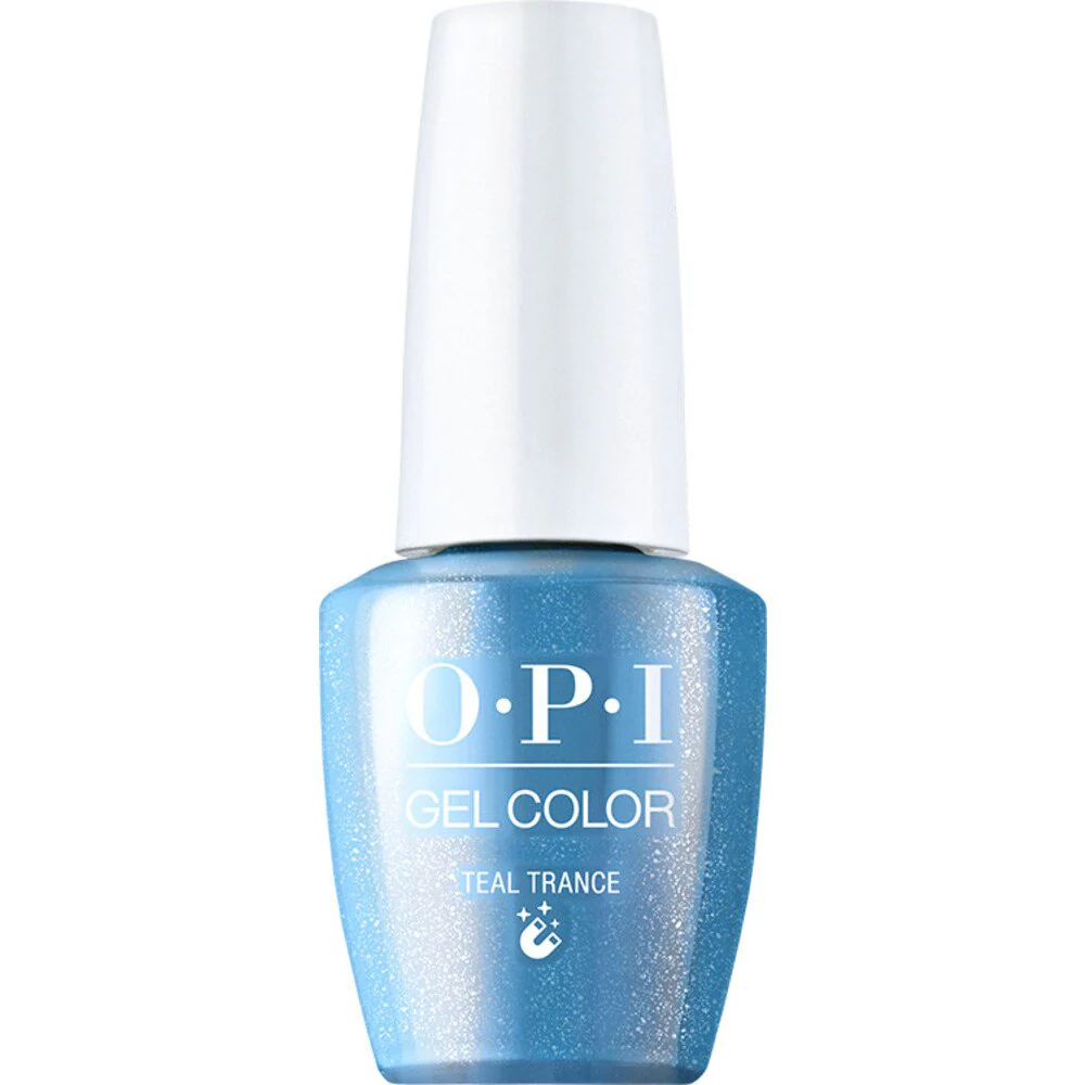 OPI Gel Effects GelColor - Velvet Vision Collection - Color Magnetized! - Teal Trance / 0.5 fl.oz. - 15 mL. - Image 4