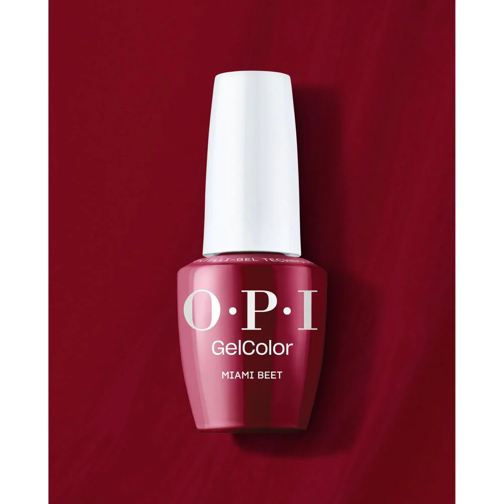 OPI GelColor Gel Nail Polish - Miami Beet (Creme) with OPI Intelli-Gel Technology™ / 0.5 oz.