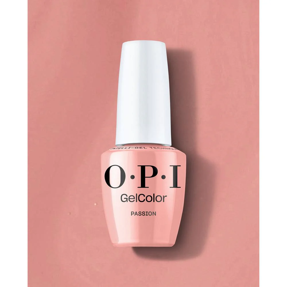 OPI GelColor Gel Nail Polish - Passion (Sheer) with OPI Intelli-Gel Technology™ / 0.5 oz.