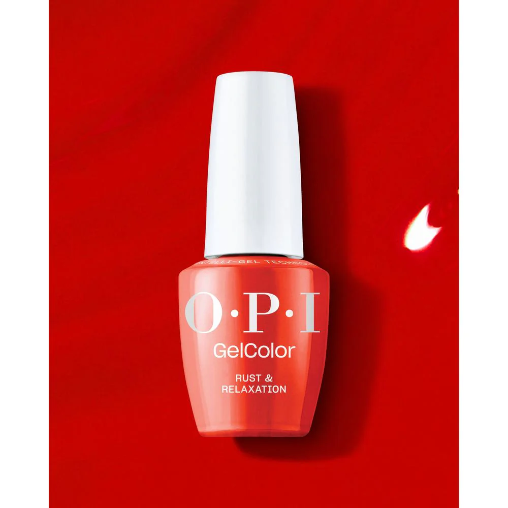 OPI GelColor Gel Nail Polish - Rust & Relaxation (Creme) with OPI Intelli-Gel Technology™ / 0.5 oz.