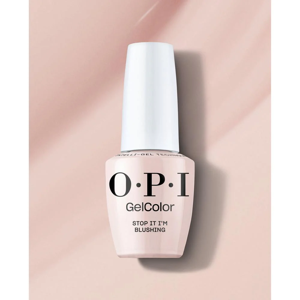 OPI GelColor Gel Nail Polish - Stop It I'm Blushing! (Creme) with OPI Intelli-Gel Technology™ / 0.5 oz.