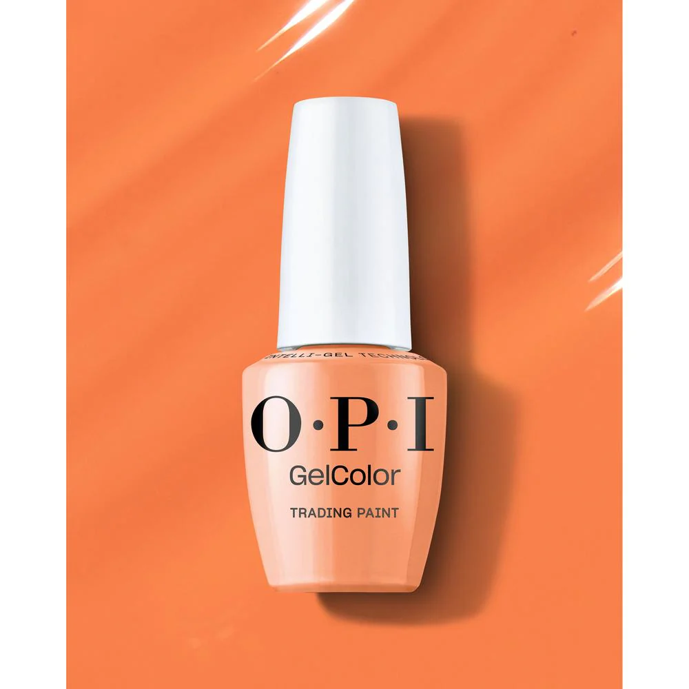 OPI GelColor Gel Nail Polish - Trading Paint (Creme) with OPI Intelli-Gel Technology™ / 0.5 oz.