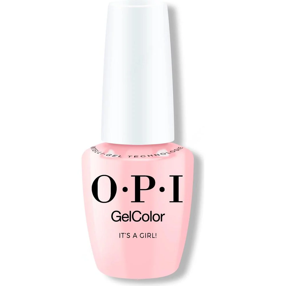 OPI GelColor Gel Nail Polish - It's a Girl! (Creme) with OPI Intelli-Gel Technology™ / 0.5 oz.