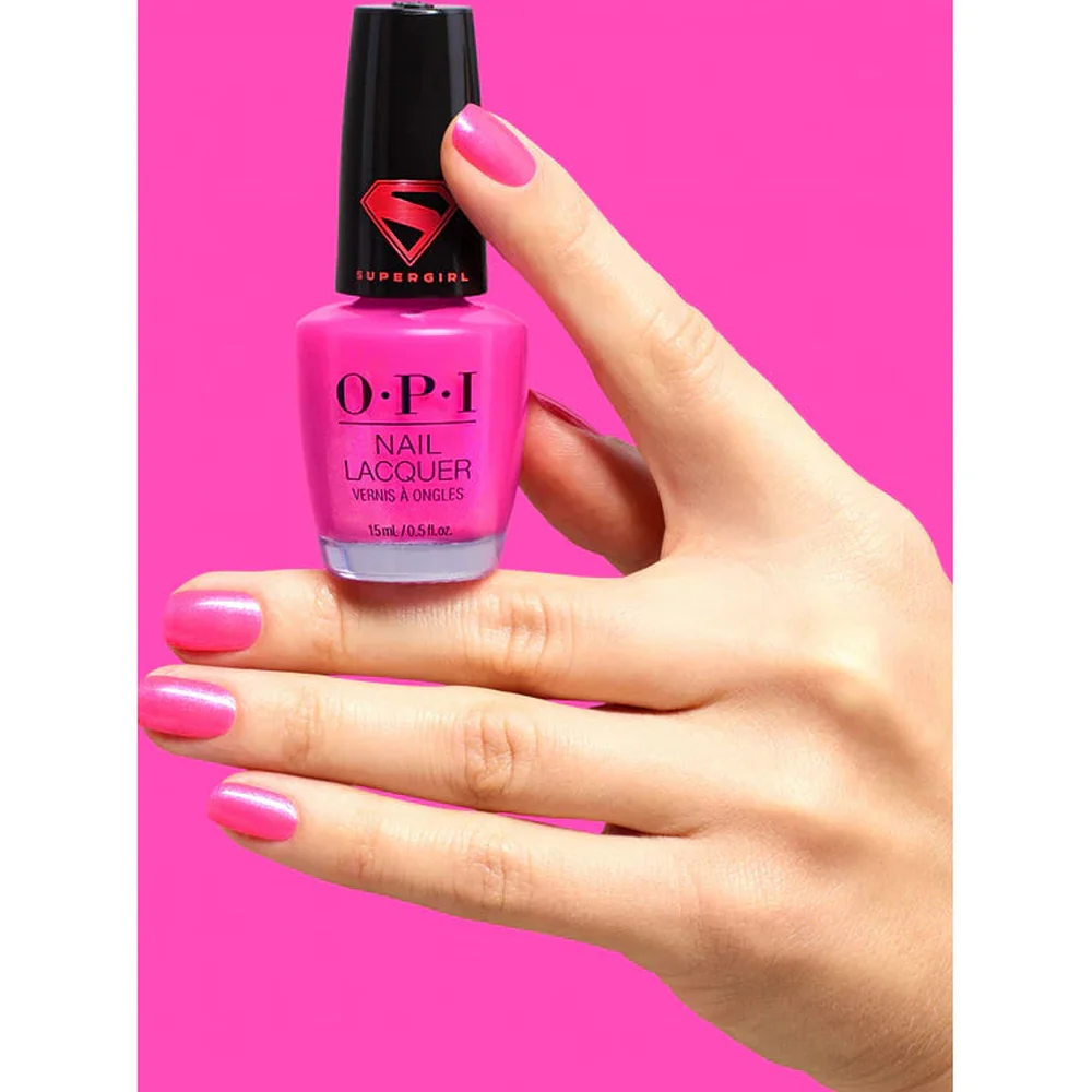 Power Up Pink Nail Lacquer 0.5 oz. / Supergirl Collection by OPI - Image 2