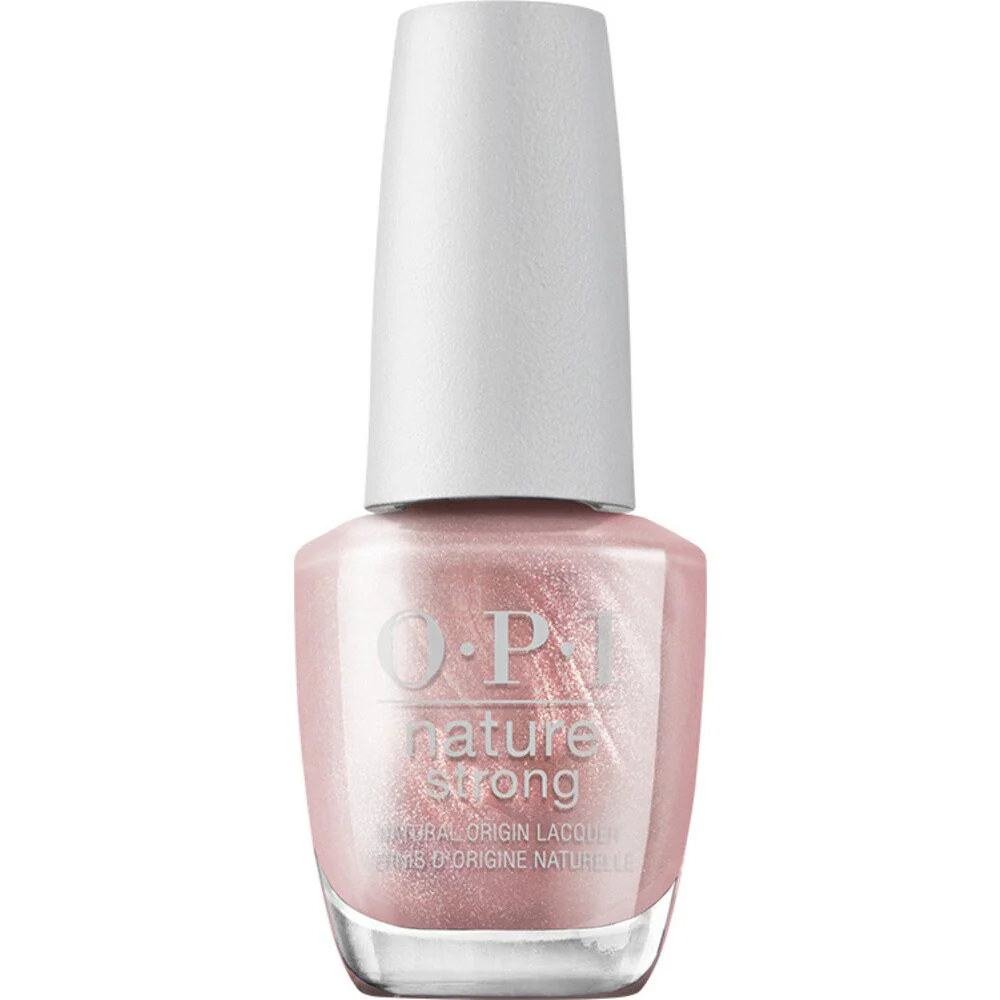 OPI NATURE STRONG - Natural Origin Nail Lacquer - Intentions are Rose Gold / 0.5 oz. - Image 2
