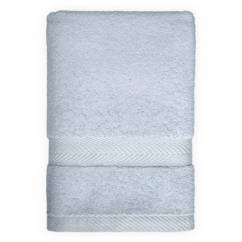 Organic Collection Deluxe Hand Towel / 100% Organic Turkish Cotton / 20" X 30" / Pacific / 1 Dozen by The Turkish Towel Company