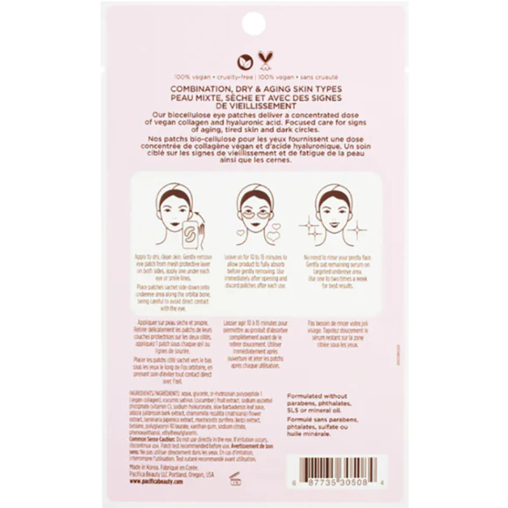 Pacifica Vegan Collagen Hydro-Treatment Undereye & Smile Lines / 0.23 fl. oz. - 7 mL. - Image 2