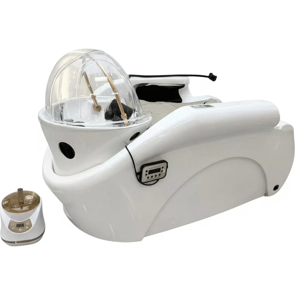 Pandora Luxury Head Spa & Steam Therapy Treatment Shampoo Bed by HANS Equipment - Image 4