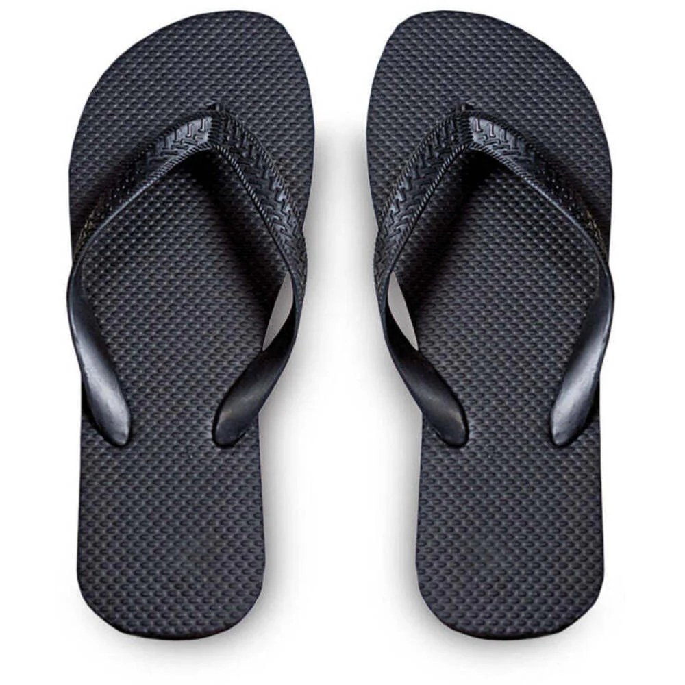Pedi - Flips Flip Flops - Black - Large / Case of 50
