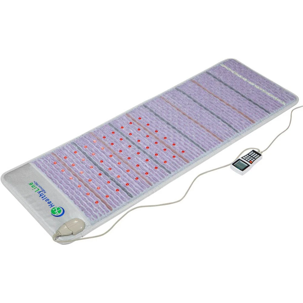 Platinum Mat Full 7224 | 72" x 24" | Far Infrared Therapy (FIR) + Pulsed Electro Magnetic Field (PEMF) + LED Photon Light Therapy + Gemstone Therapy: Tourmaline+Amethyst + Obsidian + Jade + Quartz (TAO+) + Negative Ion Therapy - Image 4