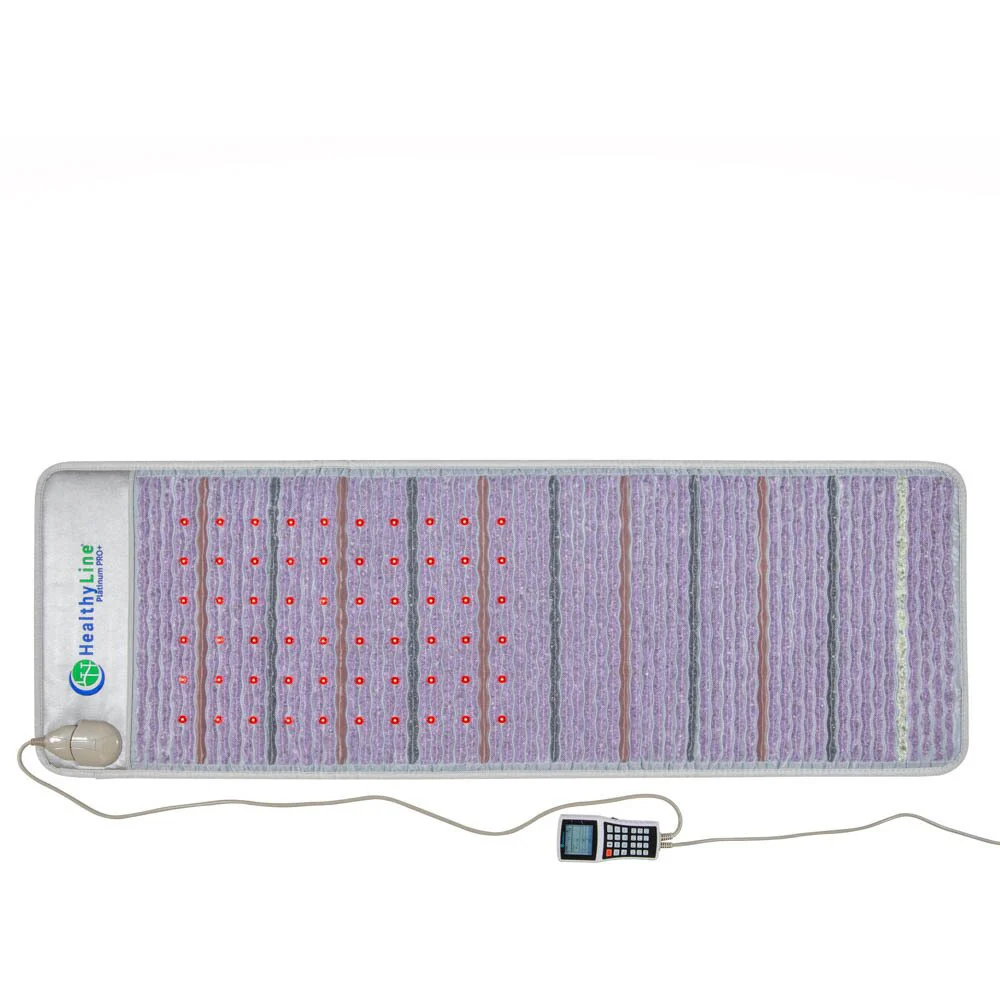 Platinum Mat Full 7224 | 72" x 24" | Far Infrared Therapy (FIR) + Pulsed Electro Magnetic Field (PEMF) + LED Photon Light Therapy + Gemstone Therapy: Tourmaline+Amethyst + Obsidian + Jade + Quartz (TAO+) + Negative Ion Therapy - Image 5