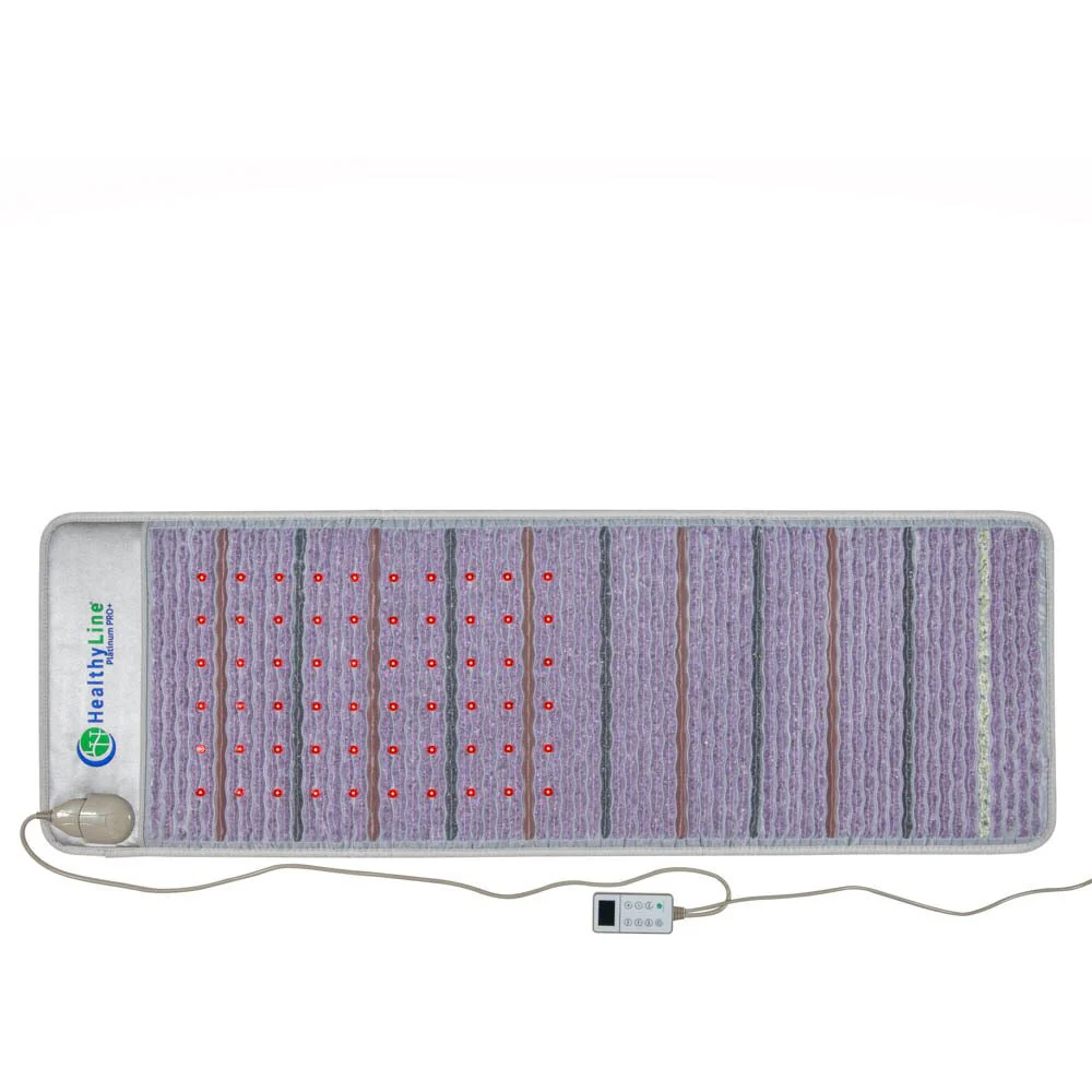 Platinum Mat Full 7224 | 72" x 24" | Far Infrared Therapy (FIR) + Pulsed Electro Magnetic Field (PEMF) + LED Photon Light Therapy + Gemstone Therapy: Tourmaline+Amethyst + Obsidian + Jade + Quartz (TAO+) + Negative Ion Therapy - Image 6