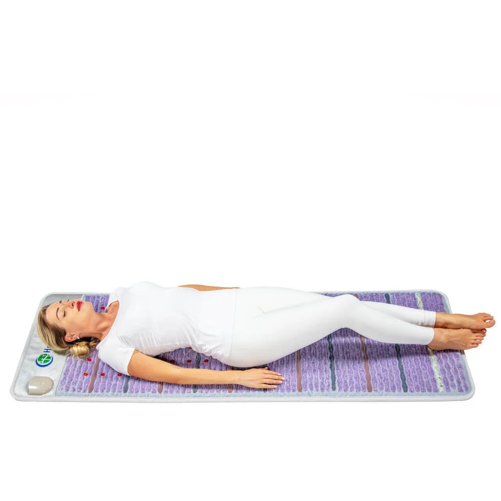 Platinum Mat Full 7224 | 72" x 24" | Far Infrared Therapy (FIR) + Pulsed Electro Magnetic Field (PEMF) + LED Photon Light Therapy + Gemstone Therapy: Tourmaline+Amethyst + Obsidian + Jade + Quartz (TAO+) + Negative Ion Therapy - Image 8