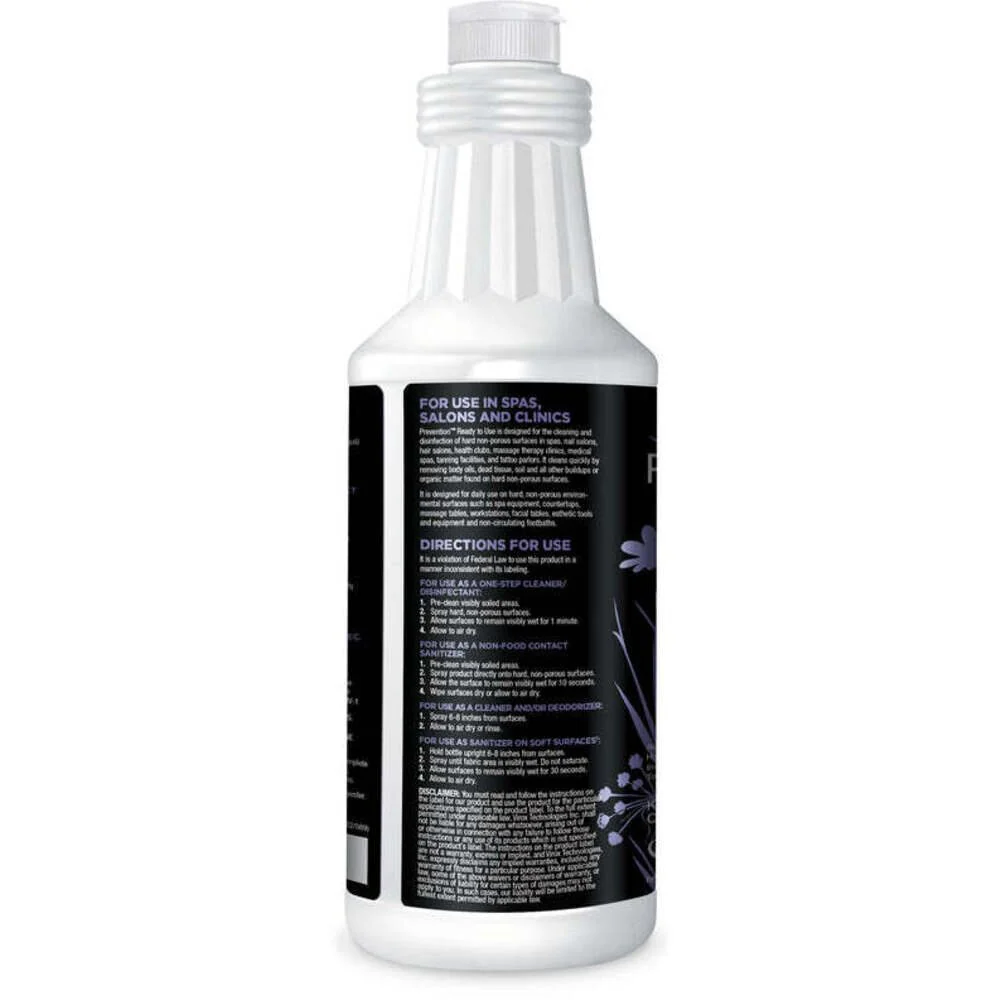Prevention One-Step Disinfectant Cleaner - Ready to Use - No Mixing / Case of (6) 32 fl. oz. Spray Bottles - Image 4