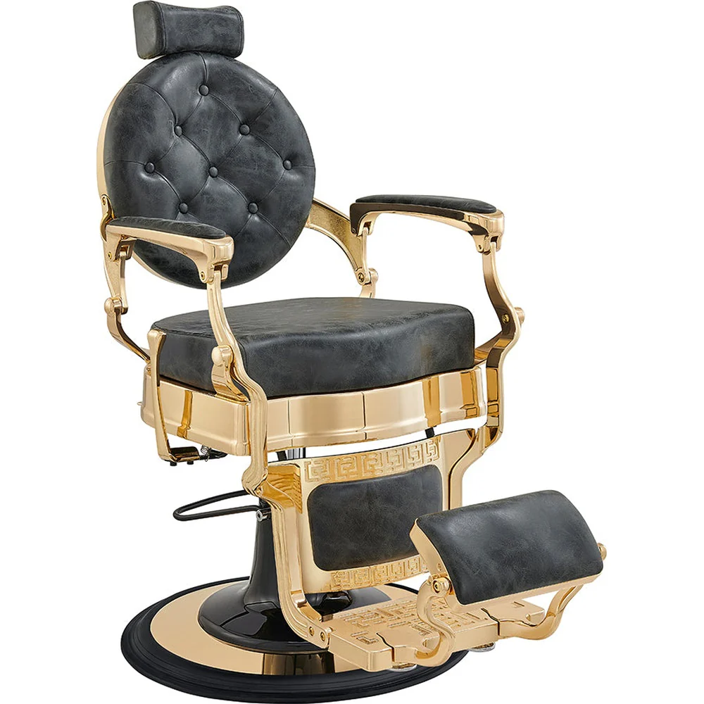 Princeton II Gold Edition Barber Chair by DIR Salon Furniture - Image 14
