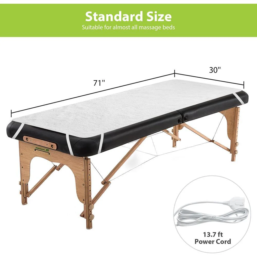 Professional Massage Table Warmer Heating Pad - 30" x 71" with Digital Timer and 9 Heat Settings - Image 6