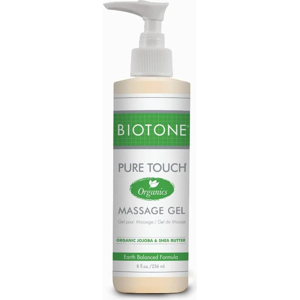 Pure Touch Organics Massage Gel / with Organic Jojoba & Shea Butter / 8 oz. by Biotone
