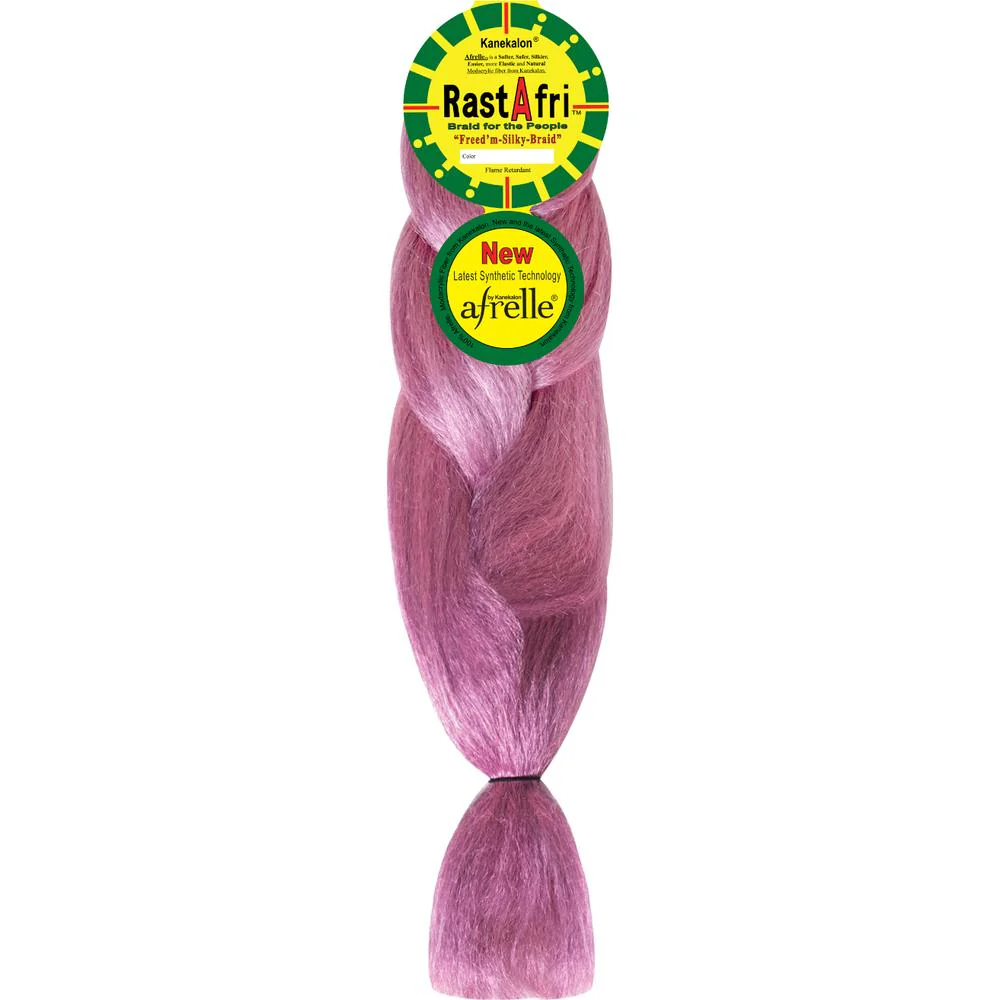 Rastafri - Silky Braid - Pre-Stretched Braiding Hair - Pink Taffe